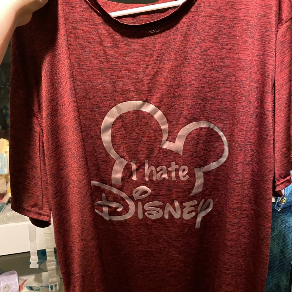 Men’s 3XL I Hate Disney T-shirt